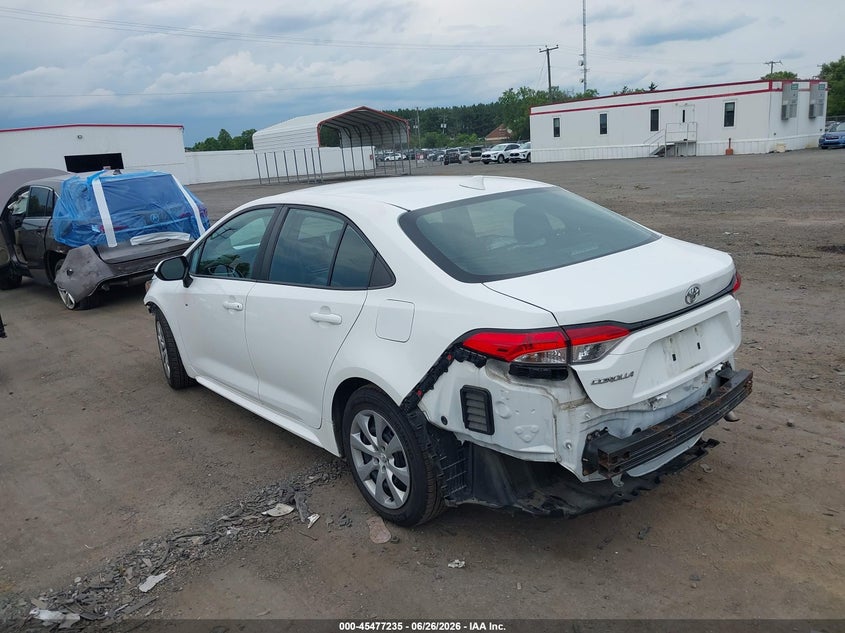 2020 Toyota Corolla VIN 5YFEPRAE3LP081151 IAAI salvage auction — FRONT & REAR, Salvage (Virginia), sold $3,800 on 2026-07-28 (photo 3)