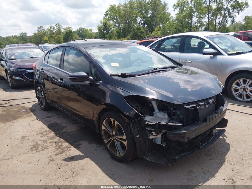 2015 Kia Forte VIN KNAFX4A8XF5342968 IAAI salvage auction — FRONT END, Salvage Title, sold $675 on 2026-07-21 (photo 1)