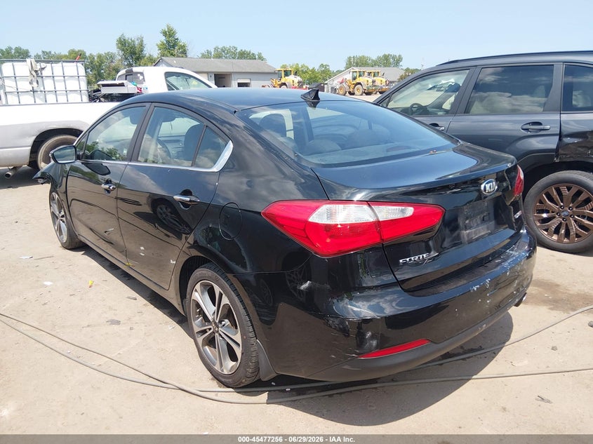 2015 Kia Forte VIN KNAFX4A8XF5342968 IAAI salvage auction — FRONT END, Salvage Title, sold $675 on 2026-07-21 (photo 3)