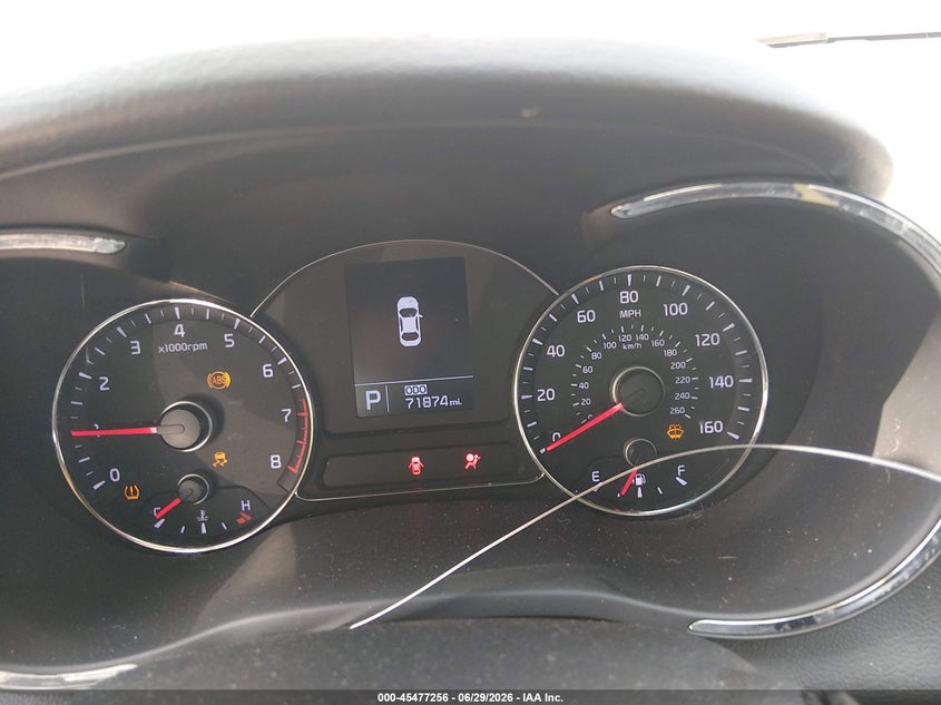 2015 Kia Forte VIN KNAFX4A8XF5342968 IAAI salvage auction — FRONT END, Salvage Title, sold $675 on 2026-07-21 (photo 7)