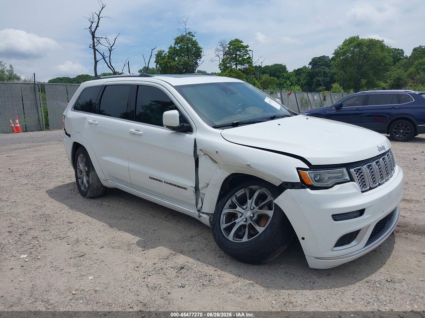 2021 Jeep Grand cherokee VIN 1C4RJFJTXMD677027 IAAI salvage auction — RIGHT FRONT, Salvage Title, sold $7,900 on 2026-07-24 (photo 1)