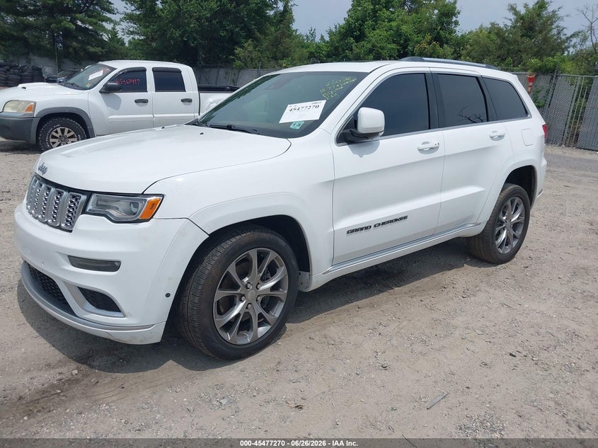 2021 Jeep Grand cherokee VIN 1C4RJFJTXMD677027 IAAI salvage auction — RIGHT FRONT, Salvage Title, sold $7,900 on 2026-07-24 (photo 2)