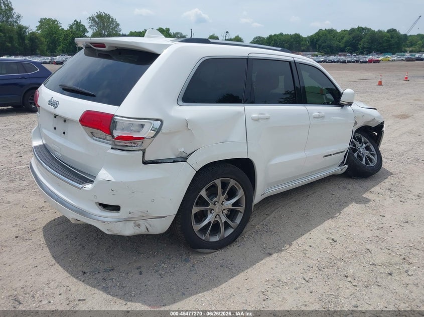 2021 Jeep Grand cherokee VIN 1C4RJFJTXMD677027 IAAI salvage auction — RIGHT FRONT, Salvage Title, sold $7,900 on 2026-07-24 (photo 4)