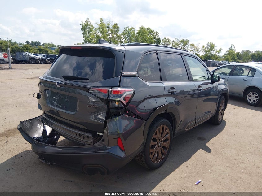 2025 Subaru Forester VIN JF2SLDHC5SH523168 IAAI salvage auction — REAR END, Salvage Title, sold $8,600 on 2026-07-28 (photo 4)
