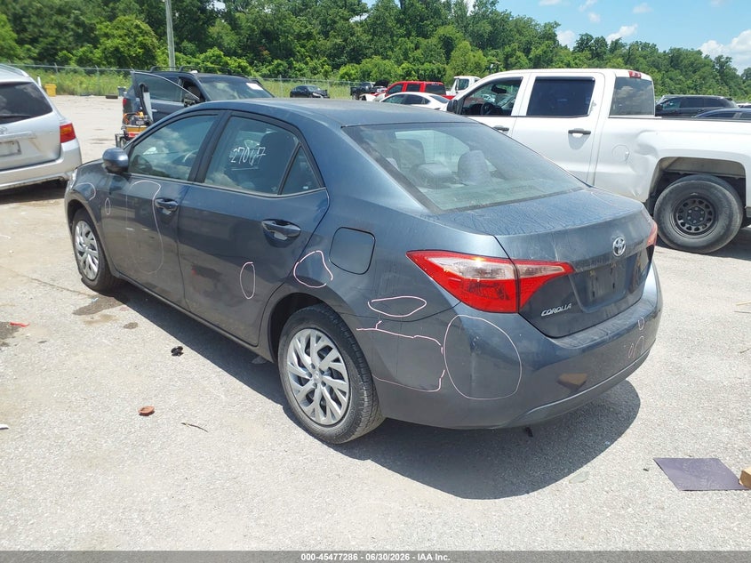 2017 Toyota Corolla VIN 5YFBURHE3HP706396 IAAI salvage auction — FRONT END, Salvage (Louisiana), sold $3,450 on 2026-07-14 (photo 3)