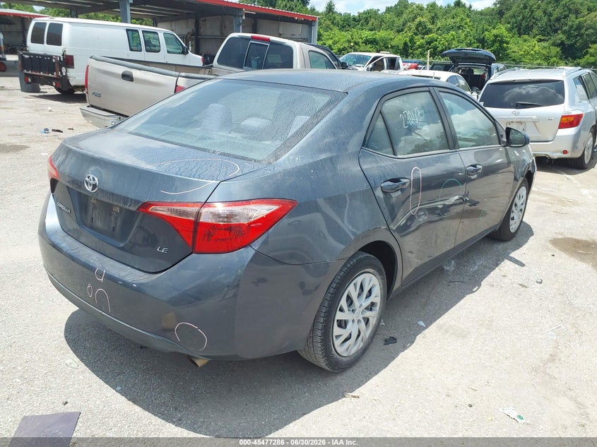 2017 Toyota Corolla VIN 5YFBURHE3HP706396 IAAI salvage auction — FRONT END, Salvage (Louisiana), sold $3,450 on 2026-07-14 (photo 4)