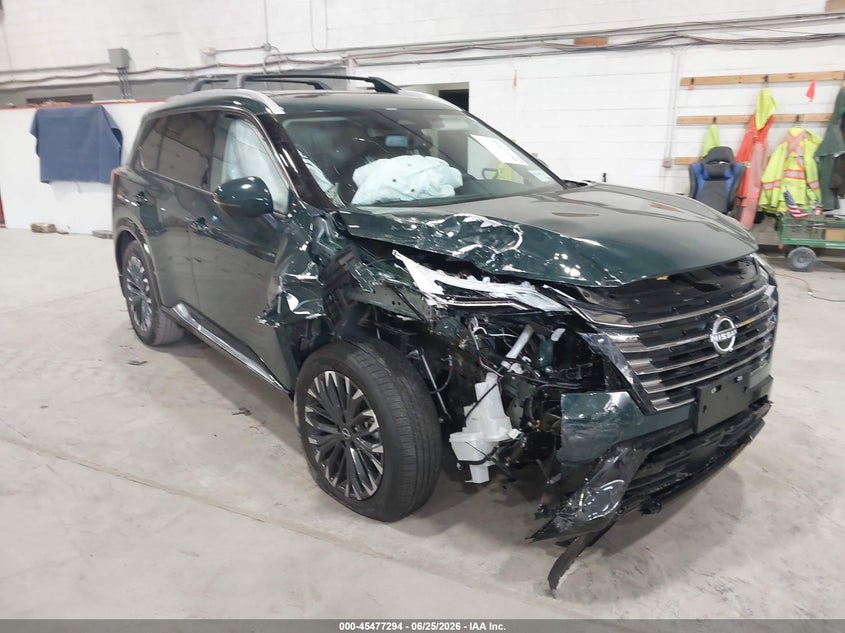 2026 Nissan Rogue VIN JN8BT3DD8TW317335 IAAI salvage auction — FRONT END, Wait Title, sold $7,525 on 2026-08-21 (photo 1)