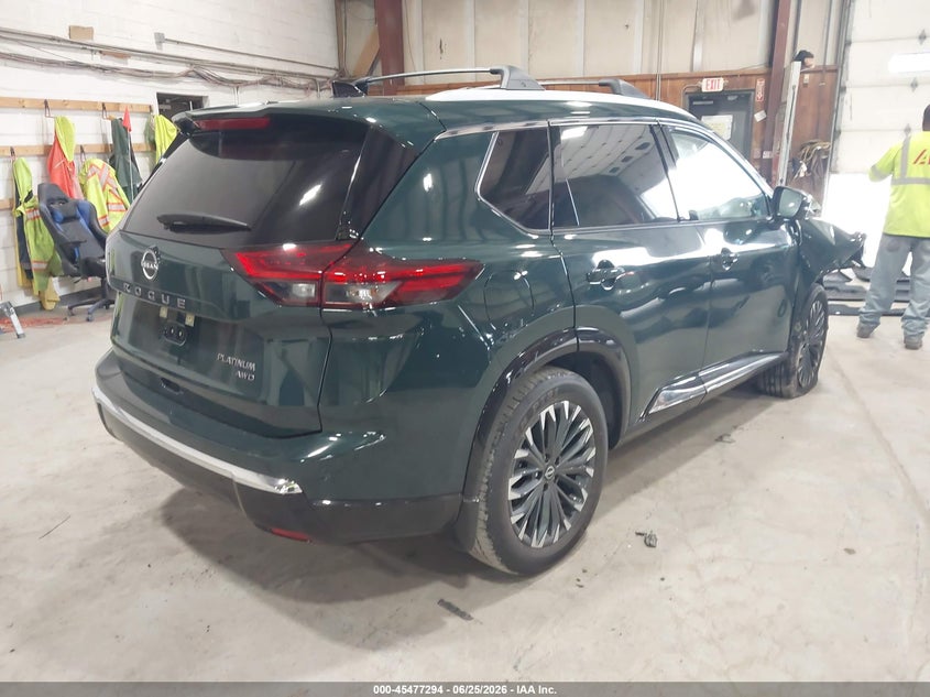 2026 Nissan Rogue VIN JN8BT3DD8TW317335 IAAI salvage auction — FRONT END, Wait Title, sold $7,525 on 2026-08-21 (photo 4)