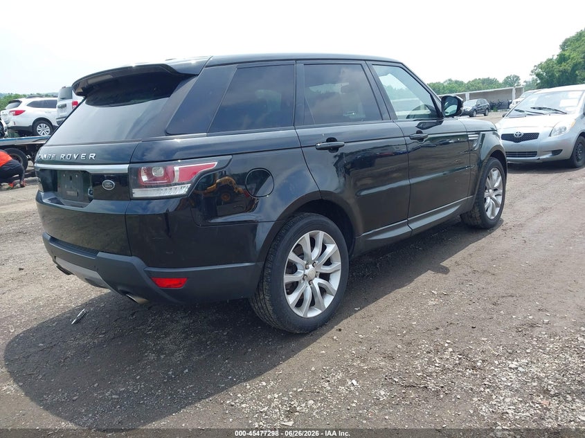 2015 Land rover Range rover sport VIN SALWR2VF3FA514820 IAAI salvage auction — NORMAL WEAR, Clear (New Jersey), sold $2,800 on 2026-07-30 (photo 4)