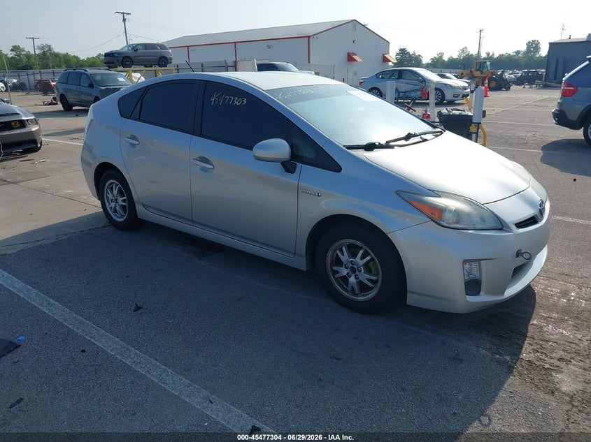 2011 Toyota Prius VIN JTDKN3DU4B0249719 IAAI salvage auction — NORMAL WEAR, Clear (Indiana), sold $1,050 on 2026-07-10 (photo 1)