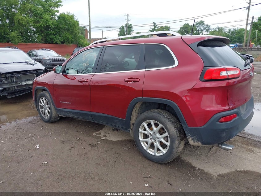2016 Jeep Cherokee VIN 1C4PJLCB1GW259095 IAAI salvage auction — RIGHT FRONT, Clear (Michigan), sold $1,550 on 2026-08-14 (photo 3)