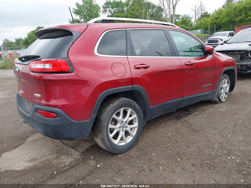2016 Jeep Cherokee VIN 1C4PJLCB1GW259095 IAAI salvage auction — RIGHT FRONT, Clear (Michigan), sold $1,550 on 2026-08-14 (photo 4)