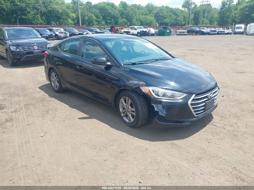 2018 Hyundai Elantra VIN KMHD84LF6JU547099 IAAI salvage auction — REAR END, Salvage Title, sold $25 on 2026-07-22 (photo 1)