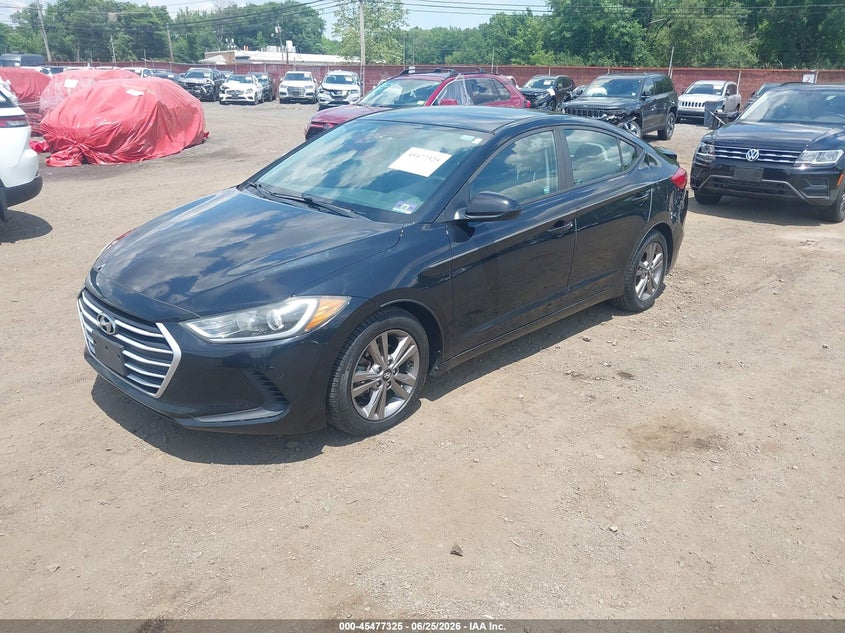 2018 Hyundai Elantra VIN KMHD84LF6JU547099 IAAI salvage auction — REAR END, Salvage Title, sold $25 on 2026-07-22 (photo 2)