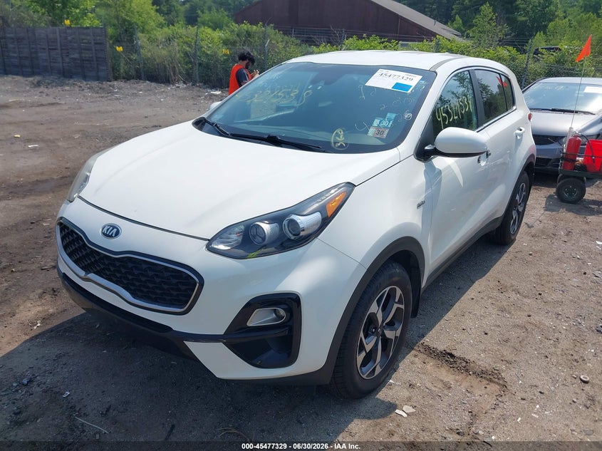 2020 Kia Sportage VIN KNDPMCAC1L7629405 IAAI salvage auction — LEFT SIDE, Salvage (Massachusetts), sold $4,950 on 2026-07-24 (photo 2)