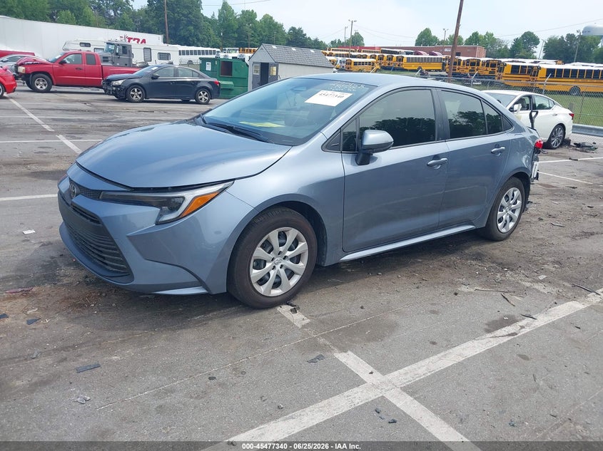 2026 Toyota Corolla VIN JTDBCMFE3T3117746 IAAI salvage auction — REAR END, Salvage (North Carolina), sold $8,600 on 2026-08-01 (photo 2)