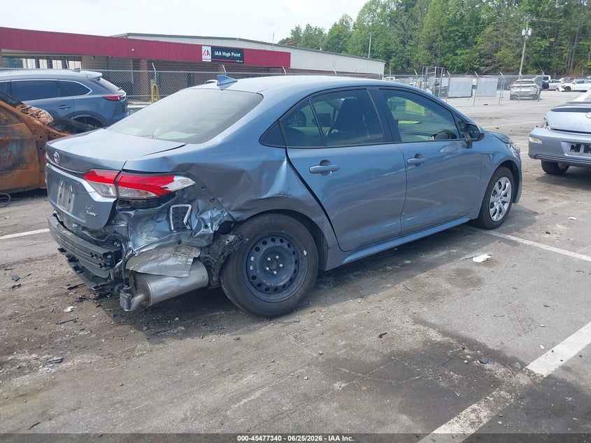 2026 Toyota Corolla VIN JTDBCMFE3T3117746 IAAI salvage auction — REAR END, Salvage (North Carolina), sold $8,600 on 2026-08-01 (photo 4)