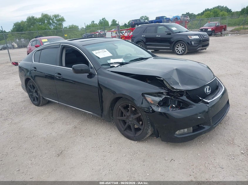 2006 Lexus Gs 300 VIN JTHCH96S760012785 IAAI salvage auction — FRONT END, Junk Bill Of Sale Mv2459 (Wisconsin), sold $300 on 2026-07-14 (photo 1)