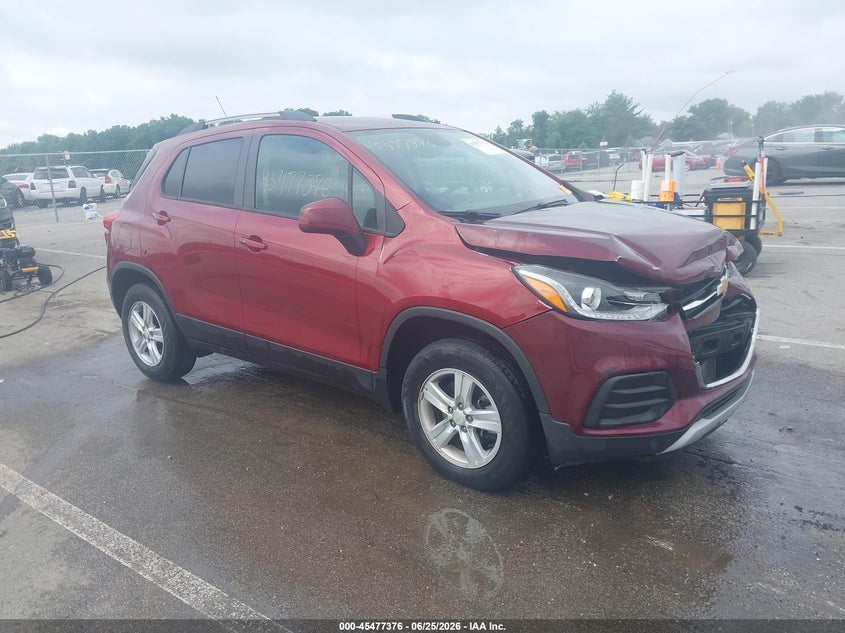 2022 Chevrolet Trax VIN KL7CJPSM9NB529717 IAAI salvage auction — FRONT END, Salvage (Ohio), sold $1,825 on 2026-07-24 (photo 1)