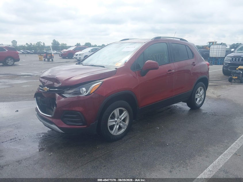 2022 Chevrolet Trax VIN KL7CJPSM9NB529717 IAAI salvage auction — FRONT END, Salvage (Ohio), sold $1,825 on 2026-07-24 (photo 2)