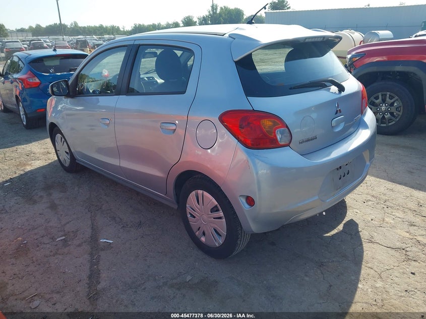 2015 Mitsubishi Mirage VIN ML32A3HJ5FH014381 IAAI salvage auction — RIGHT SIDE, Clear (Virginia), sold $475 on 2026-07-18 (photo 3)