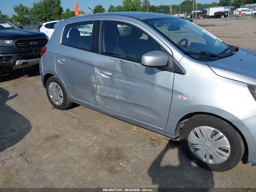 2015 Mitsubishi Mirage VIN ML32A3HJ5FH014381 IAAI salvage auction — RIGHT SIDE, Clear (Virginia), sold $475 on 2026-07-18 (photo 6)