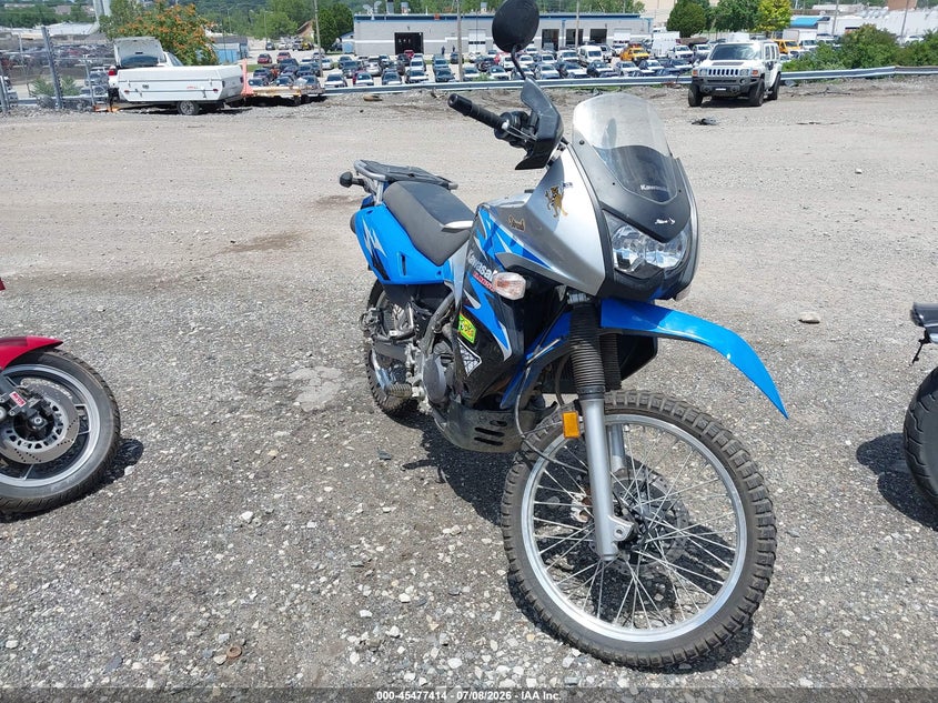 2008 Kawasaki Kl650 VIN JKAKLEE198DA07349 IAAI salvage auction — NORMAL WEAR, Clear (Pennsylvania), sold $700 on 2026-07-10 (photo 1)