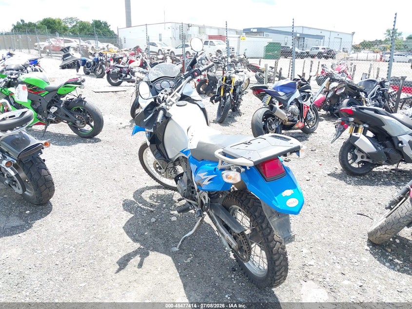 2008 Kawasaki Kl650 VIN JKAKLEE198DA07349 IAAI salvage auction — NORMAL WEAR, Clear (Pennsylvania), sold $700 on 2026-07-10 (photo 3)