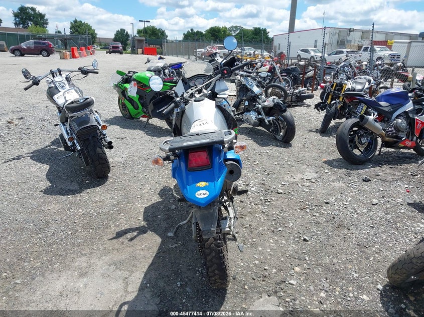 2008 Kawasaki Kl650 VIN JKAKLEE198DA07349 IAAI salvage auction — NORMAL WEAR, Clear (Pennsylvania), sold $700 on 2026-07-10 (photo 6)