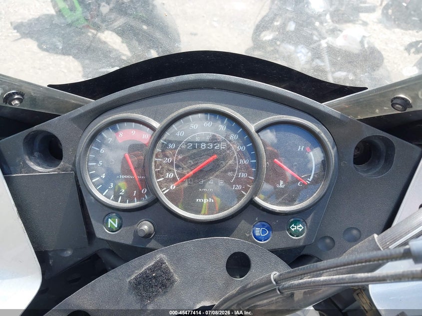 2008 Kawasaki Kl650 VIN JKAKLEE198DA07349 IAAI salvage auction — NORMAL WEAR, Clear (Pennsylvania), sold $700 on 2026-07-10 (photo 7)