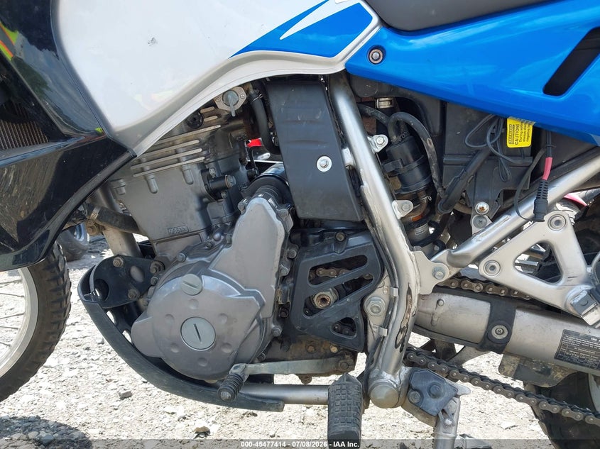 2008 Kawasaki Kl650 VIN JKAKLEE198DA07349 IAAI salvage auction — NORMAL WEAR, Clear (Pennsylvania), sold $700 on 2026-07-10 (photo 9)