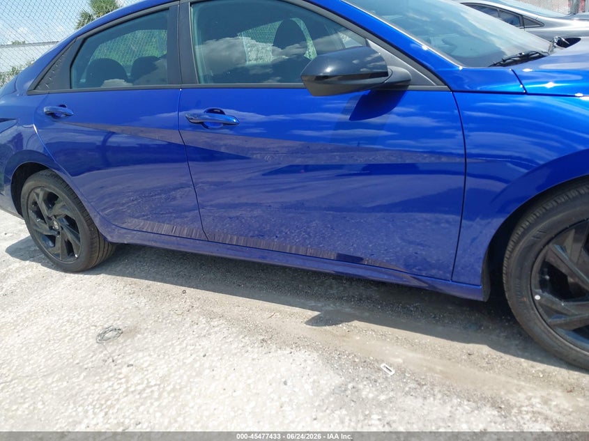 2026 Hyundai Elantra VIN KMHLM4DG9TU155459 IAAI salvage auction — RIGHT SIDE, Clear (Florida), sold $12,025 on 2026-07-11 (photo 6)