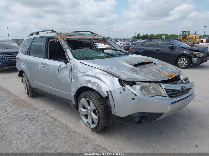 2010 Subaru Forester VIN JF2SH6FC0AH735085 IAAI salvage auction — ROLLOVER, Non-Repairable (Texas), sold $350 on 2026-07-13 (photo 1)
