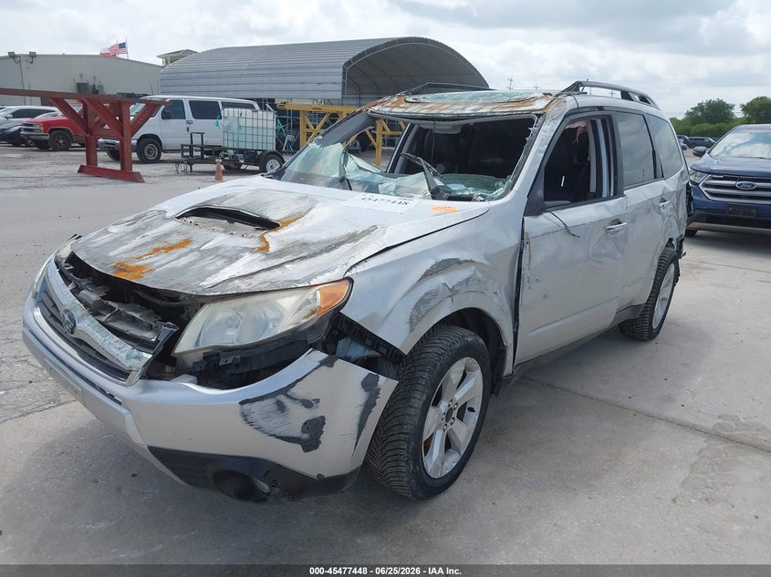 2010 Subaru Forester VIN JF2SH6FC0AH735085 IAAI salvage auction — ROLLOVER, Non-Repairable (Texas), sold $350 on 2026-07-13 (photo 2)