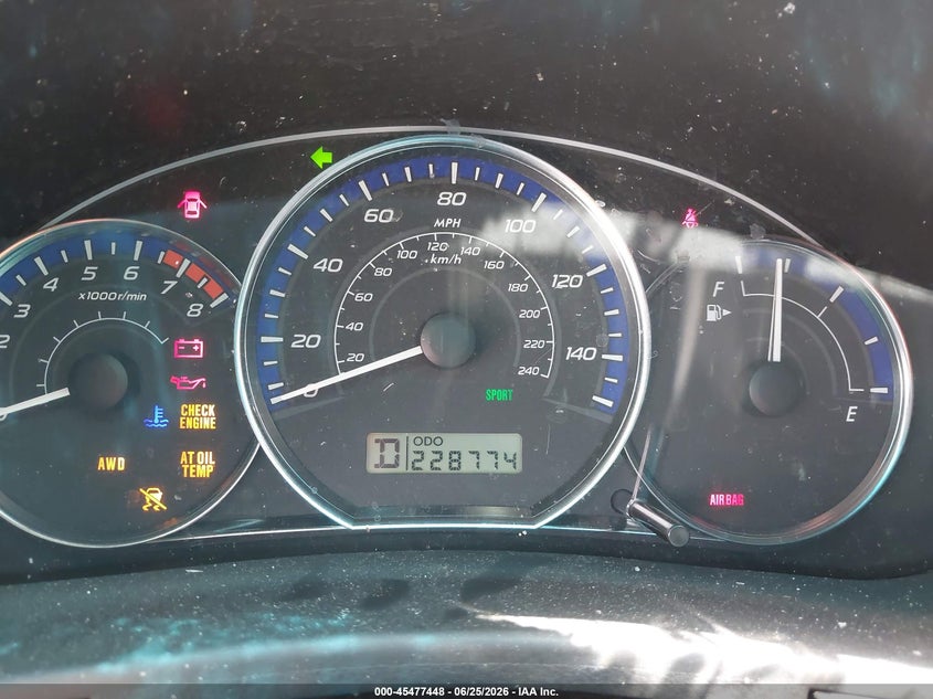2010 Subaru Forester VIN JF2SH6FC0AH735085 IAAI salvage auction — ROLLOVER, Non-Repairable (Texas), sold $350 on 2026-07-13 (photo 7)