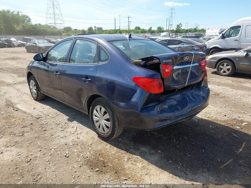 2010 Hyundai Elantra VIN KMHDU4AD3AU108598 IAAI salvage auction — REAR END, Salvage (Ohio), sold $150 on 2026-07-23 (photo 3)