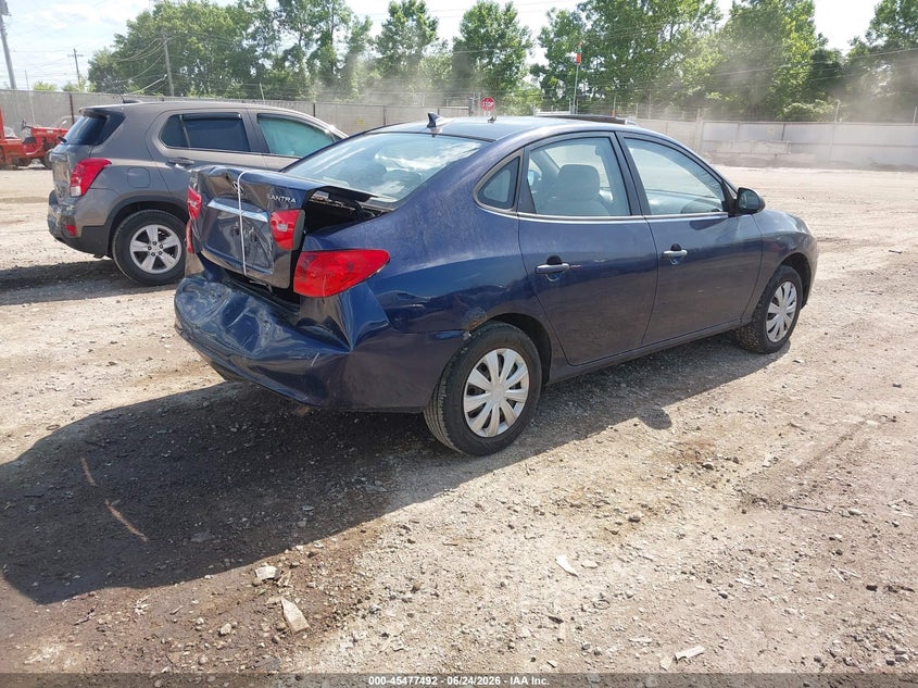 2010 Hyundai Elantra VIN KMHDU4AD3AU108598 IAAI salvage auction — REAR END, Salvage (Ohio), sold $150 on 2026-07-23 (photo 4)