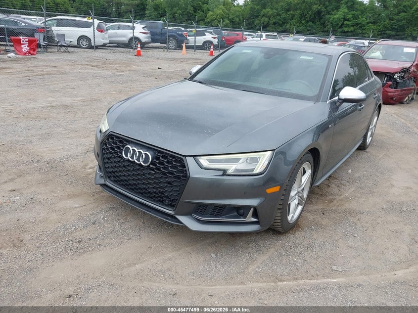 2018 Audi S4 VIN WAUC4BF49JA011871 IAAI salvage auction — WATER/FLOOD, Salvage (Iowa), sold $5,050 on 2026-08-01 (photo 2)