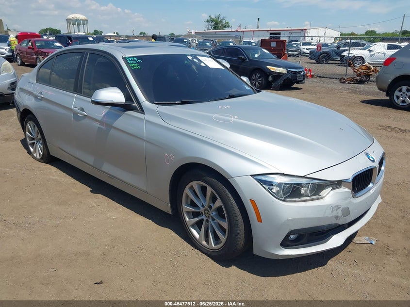 2018 BMW 3er VIN WBA8A3C51JA357995 IAAI salvage auction — FRONT END, Salvage (New Jersey), sold $3,550 on 2026-08-10 (photo 1)