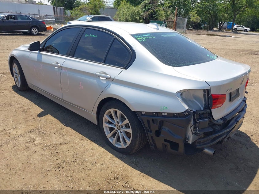 2018 BMW 3er VIN WBA8A3C51JA357995 IAAI salvage auction — FRONT END, Salvage (New Jersey), sold $3,550 on 2026-08-10 (photo 3)