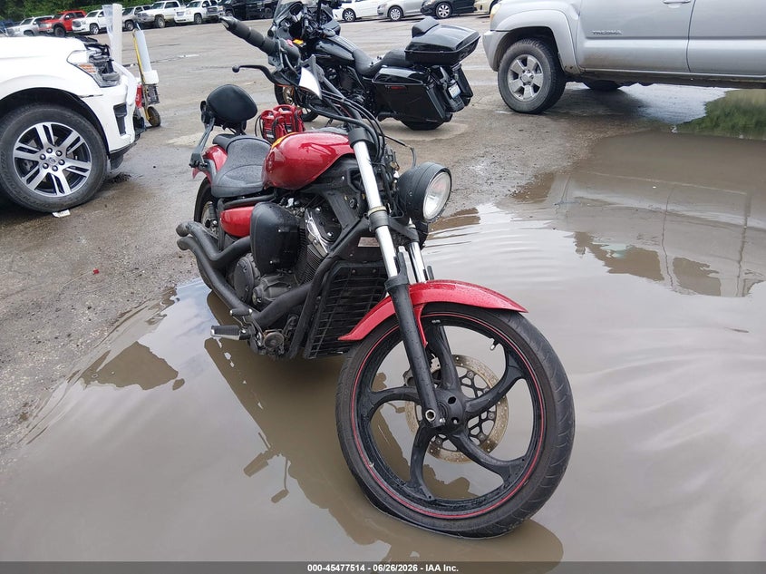 2013 Yamaha Xv VIN JYAVP33EXDA007009 IAAI salvage auction — LEFT SIDE, Salvage (Missouri), sold $1,100 on 2026-07-29 (photo 1)