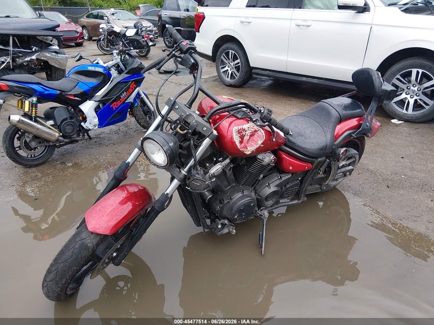 2013 Yamaha Xv VIN JYAVP33EXDA007009 IAAI salvage auction — LEFT SIDE, Salvage (Missouri), sold $1,100 on 2026-07-29 (photo 2)