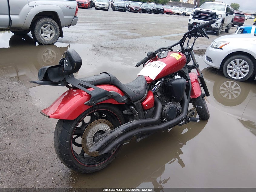 2013 Yamaha Xv VIN JYAVP33EXDA007009 IAAI salvage auction — LEFT SIDE, Salvage (Missouri), sold $1,100 on 2026-07-29 (photo 4)