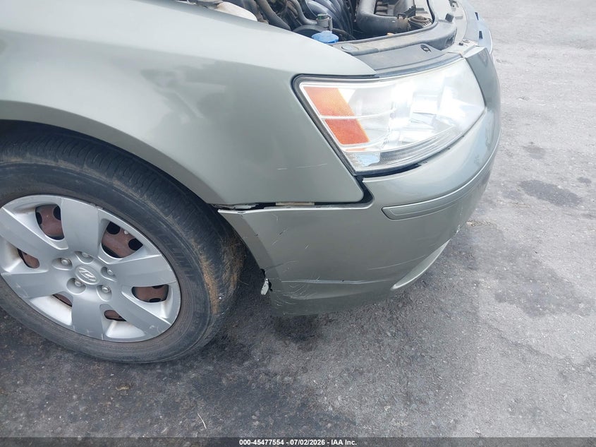 2010 Hyundai Sonata VIN 5NPET4AC2AH655648 IAAI salvage auction — RIGHT FRONT, Clear - Dealer Only (California), sold $400 on 2026-07-21 (photo 6)