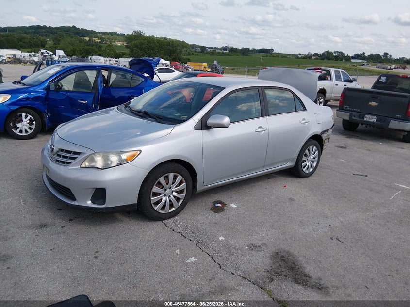 2013 Toyota Corolla VIN 5YFBU4EE6DP128487 IAAI salvage auction — REAR END, Salvage (Missouri), sold $1,050 on 2026-07-30 (photo 2)