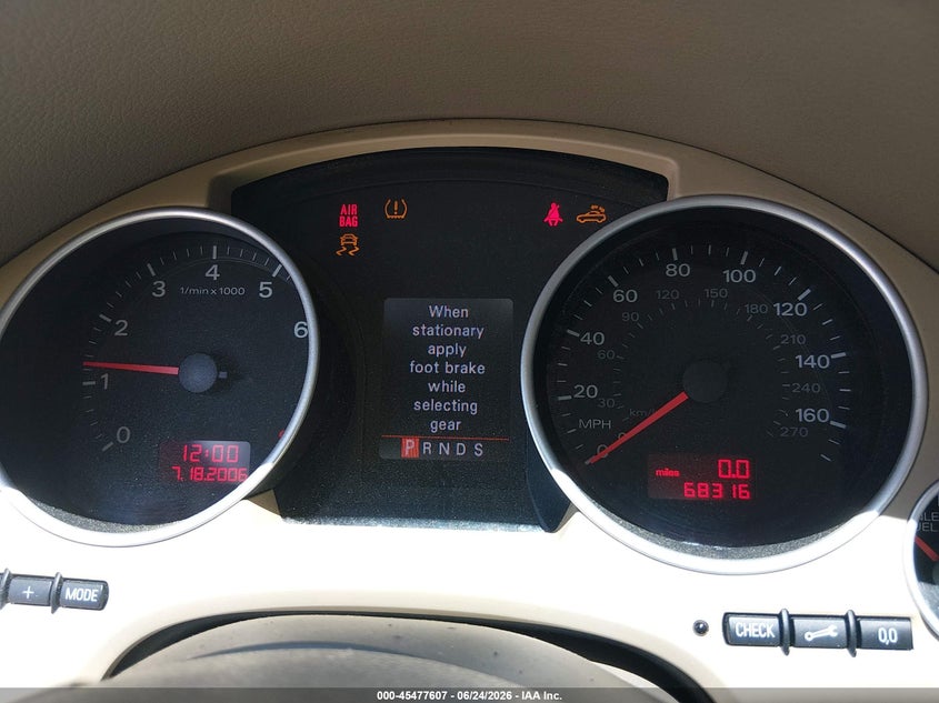 2009 Audi A4 VIN WAUDF48H79K010377 IAAI salvage auction — NO DAMAGE, Original (Maine), sold $2,300 on 2026-07-15 (photo 7)