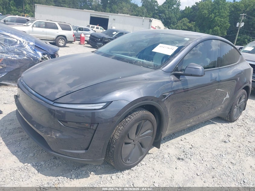2026 Tesla Model y VIN 7SAYGDEE5TA581432 IAAI salvage auction — LEFT REAR, Salvage (Georgia), sold $28,300 on 2026-08-29 (photo 2)