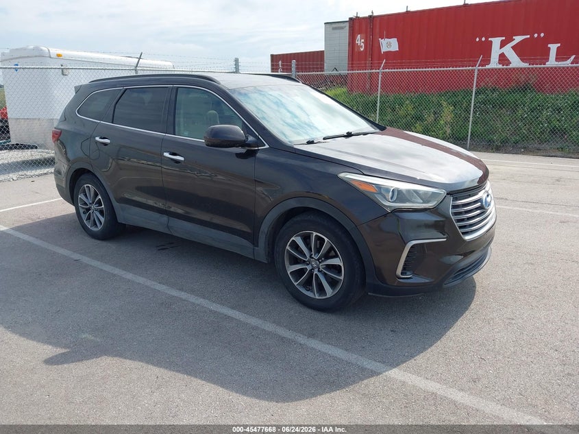 2017 Hyundai Santa fe VIN KM8SMDHF8HU224954 IAAI salvage auction — FRONT & REAR, Certificate Of Title (Nebraska), sold $2,450 on 2026-07-09 (photo 1)