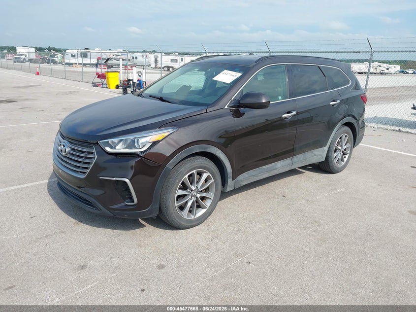 2017 Hyundai Santa fe VIN KM8SMDHF8HU224954 IAAI salvage auction — FRONT & REAR, Certificate Of Title (Nebraska), sold $2,450 on 2026-07-09 (photo 2)