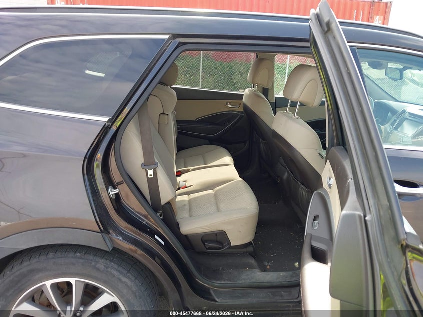 2017 Hyundai Santa fe VIN KM8SMDHF8HU224954 IAAI salvage auction — FRONT & REAR, Certificate Of Title (Nebraska), sold $2,450 on 2026-07-09 (photo 8)